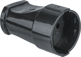 Розетка Navigator 61 717 NCA-SK01-10A-X-BL переносная без заземления черная