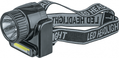 Фонарь Navigator 14 486 NPT-H20-ACCU налобный 1COB LED 3Вт+1LED 3Вт аккумулятор