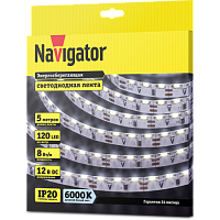 СД Лента Navigator 14 449 NLS-335CWS120-8-IP20-12V (бокового свечения)