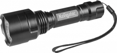Фонарь Navigator 71 583 NPT-P03-18650 алюминий профессиональный 1 CREE LEDx10Вт. Аккумулятор
