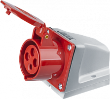 Розетка Navigator 14 295 NCA-SR114-16-380 стационарная наружная 16А 3P+PE IP44