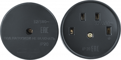 Розетка Navigator 14 349 NCA-C04-32A-380-BL открытая установка