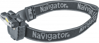 Фонарь Navigator 93 190 NPT-H27-ACCU налобный 1COB LED 3Вт 1режим аккумулятор