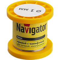 Припой Navigator 93 076 NEM-Pos02-61K-1-K50 (ПОС-61, катушка, 1 мм, 50 гр)