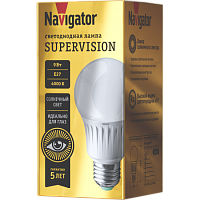 Лампа Navigator 80 549 NLL-A60-9-230 - 4K -E27-FR-SV  CRI≥97