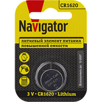Элемент питания Navigator 93 827 NBT-CR1620-BP1
