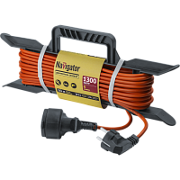 Удлинитель Navigator 93 927 NPE-F-20-E-3x0.75 на рамке c/з 20м (Россия)