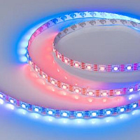 Лента SPI-B60-10mm 12V RGB-PX1-RAM (9.3 W/m, IP20, 5060, 5m) (Arlight, бегущий огонь)
