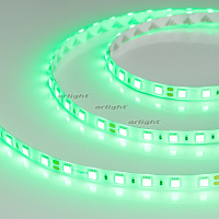 Лента RTW 2-5000SE 24V Green 2x (5060, 300 LED, LUX) (Arlight, 14.4 Вт/м, IP65)