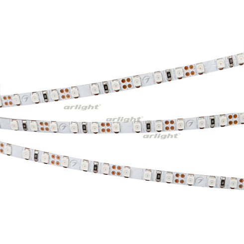 Лента RT 2-5000 12V Yellow 5mm 2x (3528, 600 LED, LUX) (Arlight, 9.6 Вт/м, IP20)