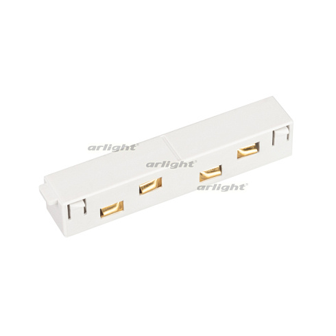 Коннектор прямой MAG-ORIENT-CON-I-POWER (WH) (Arlight, IP20 Пластик, 3 года)