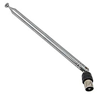 Антенна телескопическая поворотная RUICHI AST-17, диаметр 7 мм, количество колен 8, 170-870 мм