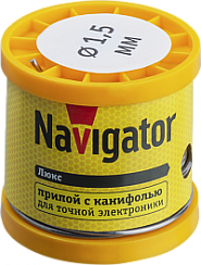 Припой Navigator 93 086 NEM-Pos02-61K-1.5-K200 (ПОС-61, катушка, 1.5 мм, 200 гр)