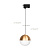 Светильник LGD-EMISFERO-TRACK-HANG-2TR-R150-11W Warm3000 (GD, 170 deg, 230V) (Arlight, IP20 Металл, 3 года)
