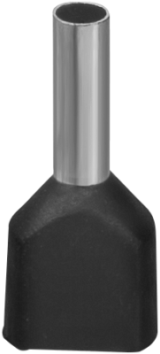 Наконечник Navigator 61 040 NET-E2-1.5-8-B50 НШВИ2, черн.2 провода (50шт/упак)