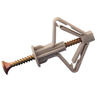 Крепеж: Дюбель складной с шурупом 4х60 мм