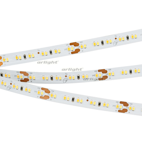 Лента MICROLED-M240-8mm 24V White-CDW (9.6 W/m, IP20, 2216, 5m) (Arlight, Открытый)