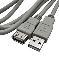 Компьютерный шнур: USB-A F  USB-A M 5m