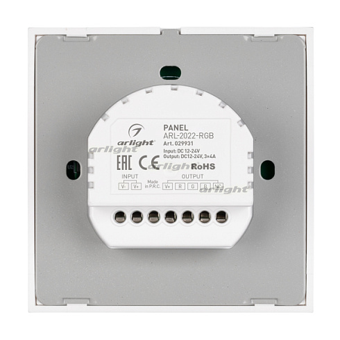 Панель ARL-2022-RGB (12-24V, 3x4A, Sens) (Arlight, IP20 Пластик, 3 года)