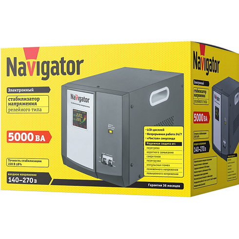 Стабилизатор напряжения Navigator 61 770 NVR-RF1-5000