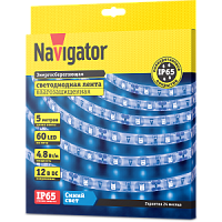СД Лента Navigator 71 404 NLS-3528B60-4.8-IP65-12V R5 (Синий, 4.8W, 5м)