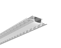 Профиль встраиваемый в гипсокартон (2500*61,5/28,5*14мм с рассеивателем)