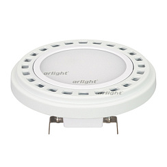 Лампа AR111-UNIT-G53-12W- Warm3000 (WH, 120 deg, 12V) (Arlight, Металл)