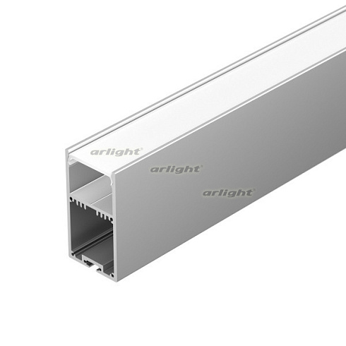 Профиль с экраном SL-LINE-3667-2500 ANOD+OPAL (Arlight, Алюминий)