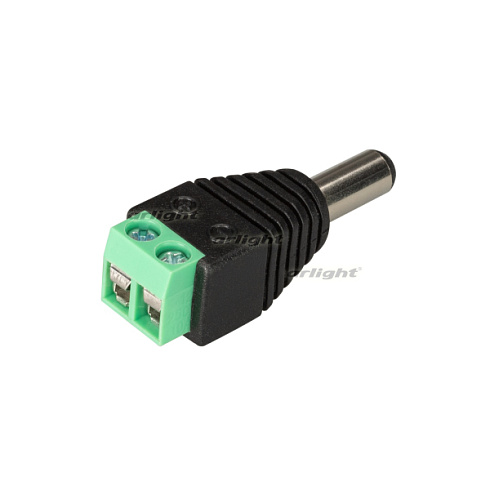 Коннектор Terminal-MONO-2pin-M (Jack 5.5) (Arlight, Пластик)