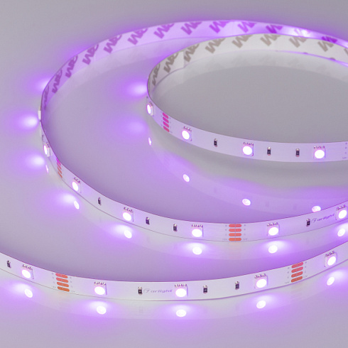Лента RT-B30-10mm 12V RGB (7.2 W/m, IP20, 5060, 5m) (Arlight, Открытый)