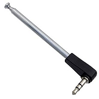 Антенна телескопическая RUICHI AST-1, диаметр 4.3 мм, количество колен 4, 80-230 мм