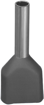 Наконечник Navigator 61 038 NET-E2-0.75-8-B50 НШВИ2, сер.2 провода (50шт/упак)