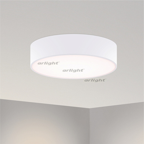 Светильник SP-TOR-PILL-R400-25W Warm3000 (WH, 120 deg, 230V) (Arlight, IP20 Металл, 3 года)