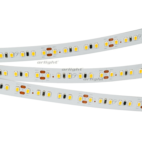 Лента IC2-20000 24V Warm3000 2x 12mm (2835, 120 LED/m, Long) (Arlight, 9.6 Вт/м, IP20)