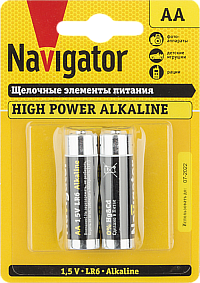 Элемент питания Navigator 94 752 NBT-NE-LR6-BP2 (АА)