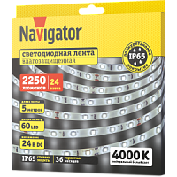 СД Лента Navigator 95 306 NLS-2835W60-4.8-IP65-24V (4000К, 4,8W)