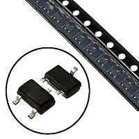 BAV70W AM высокочастотный переключающий диод (2 диода, общий катод), 75 В, 0.15 А, 4 нс, SOT-323