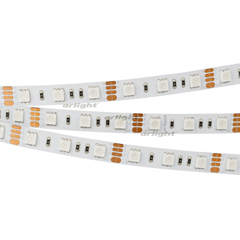 Лента RT-B60-10mm 12V RGB (14.4 W/m, IP20, 5060, 5m) (Arlight, Открытый)