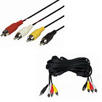 Аудио/Видео шнур: 4 RCA - 4 RCA B 3m