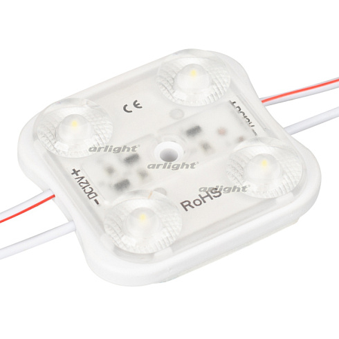 Модуль герметичный ARL-ORION-R20-12V Cool (2835, 4 LED) (Arlight, Закрытый)