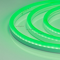 Гибкий неон ARL-NEON-2615GH-SIDE 24V Green (Arlight, 8 Вт/м, IP65)