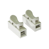 Самозажимная клемма RUICHI 021-1, 1-проводное соединение, 10 А, 2.5 мм2, PA66, нержавеющая сталь