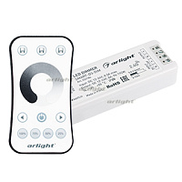 Диммер SMART-DIM-SET-RING (12-24V, 1x8A, ПДУ 2.4G) (Arlight, IP20 Пластик, 5 лет)