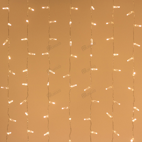 Светодиодная гирлянда ARD-CURTAIN-CLASSIC-2000x3000-CLEAR-760LED Warm (230V, 60W) (Ardecoled, IP65)