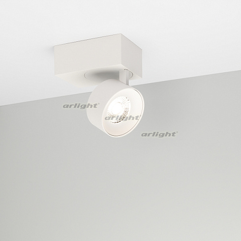 Корпус PLURIO-BASE-SURFACE-S112x79 (WH, 1-2, 200mA) (Arlight, IP20 Металл, 3 года)