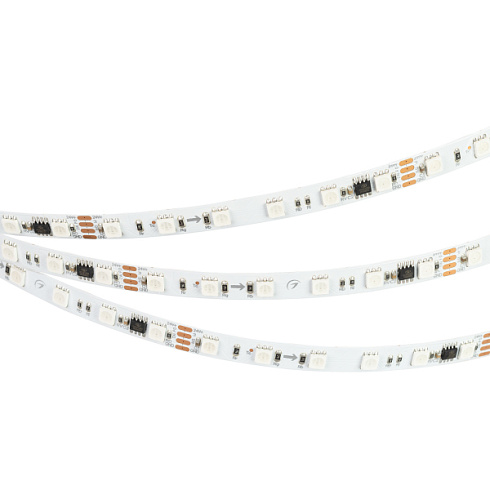 Лента DMX-B60-10mm 24V RGB-PX6-RAM (15 W/m, IP20, 5060, 5m) (Arlight, бегущий огонь)