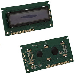 ЖК индикатор символьный RUICHI RH1601A-TNI, язык Русский - Английский