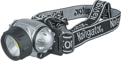 Фонарь Navigator 61 437 NPT-H14-3AAA налобный 3 режима 1 COB LEDx1Вт