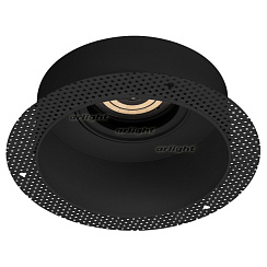 Корпус PLURIO-BASE-BUILT-TRIMLESS-R160 (BK, 1-2, 200mA) (Arlight, IP20 Металл, 3 года)