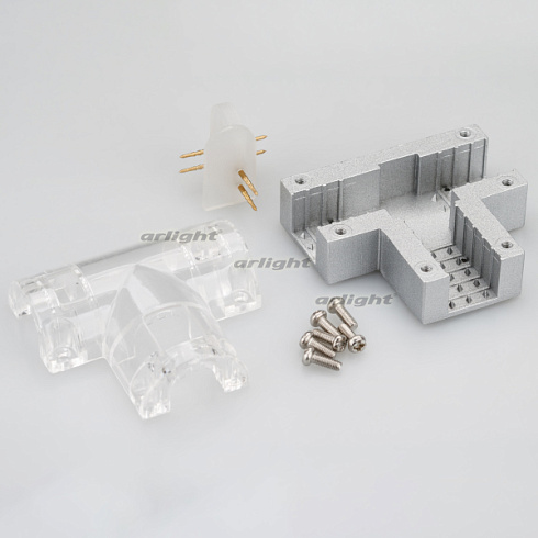 Соединитель тройной ARL-CLEAR-U15-2x90 (26x15mm) (Arlight, Металл)